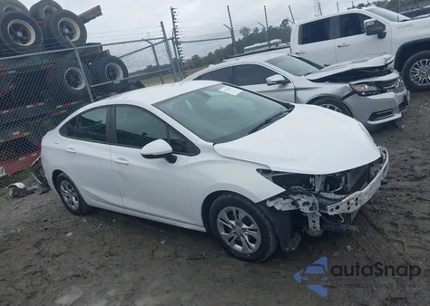 2019 Chevrolet Cruze Cvt (Fleet Orders Only) из США, поврежденный, VIN 1G1BJ5SM9K7103553